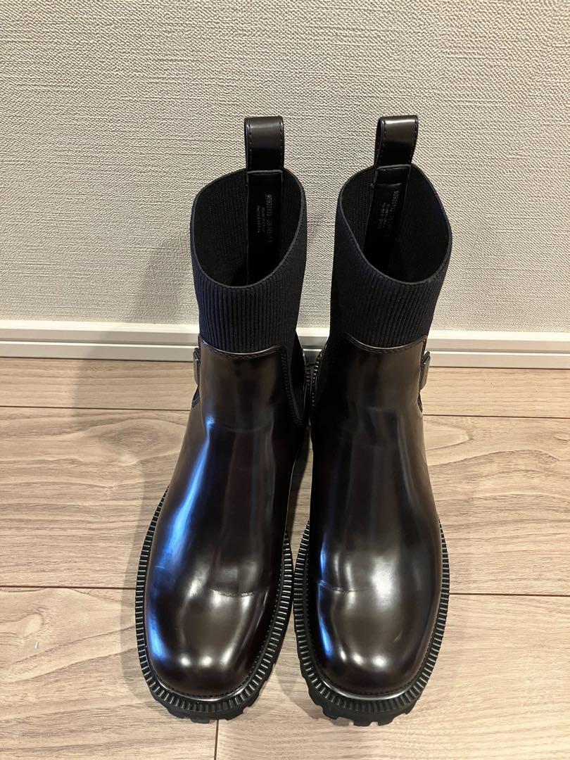 CHARLES ＆ KEITH ブーツ ニットソックス リッジッドソール