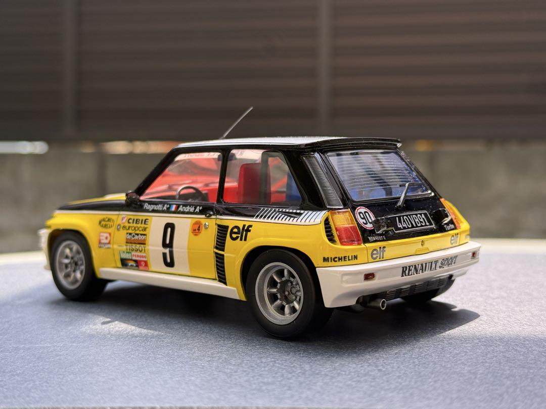 Renault R5 Turbo ラリー仕様 1/24完成品