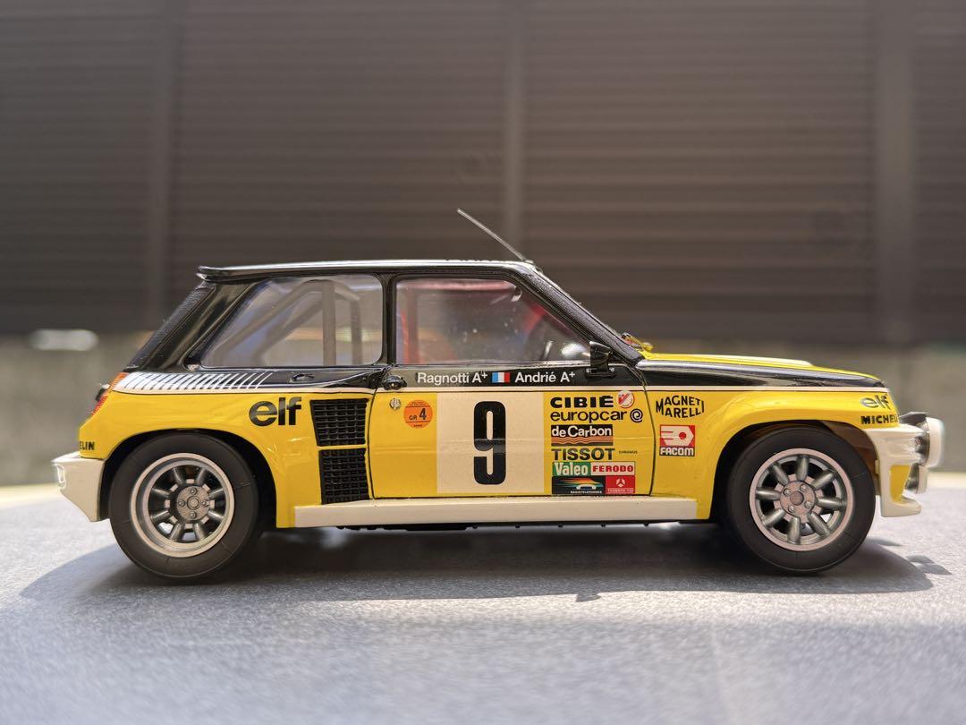 Renault R5 Turbo ラリー仕様 1/24完成品