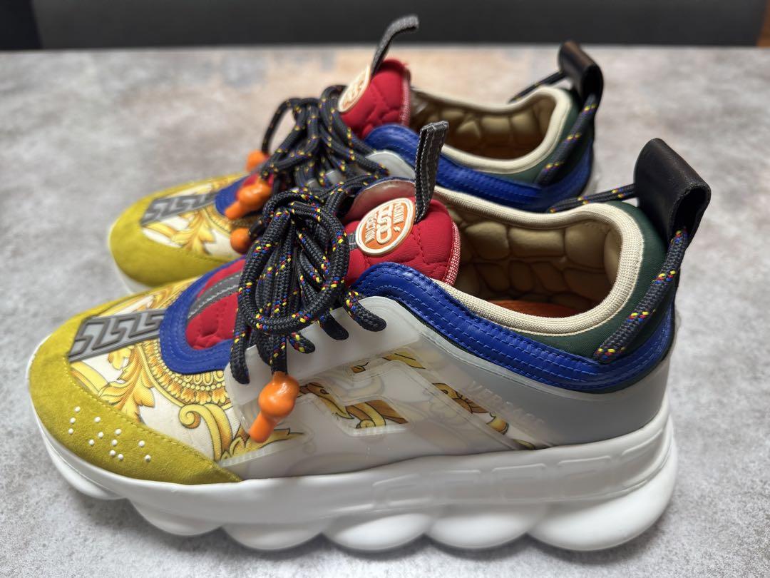 美品！VERSACE スニーカー 26.5cm CHAIN REACTION