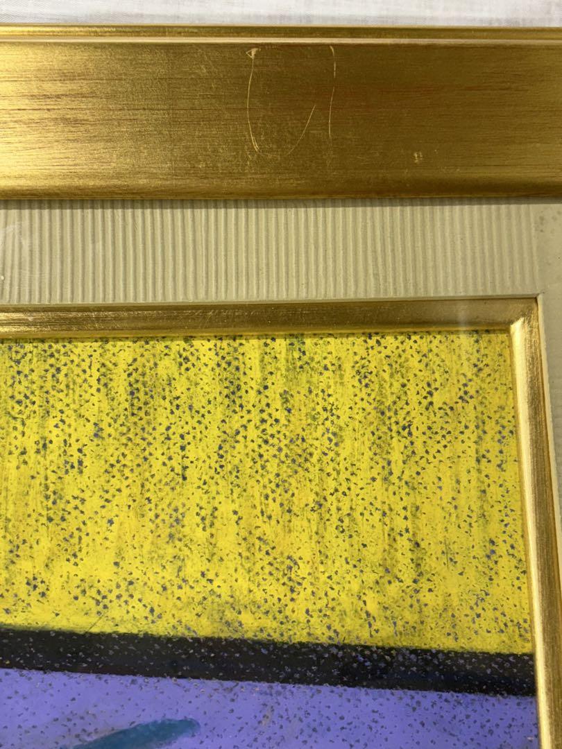 静物画　絵画　額装　額