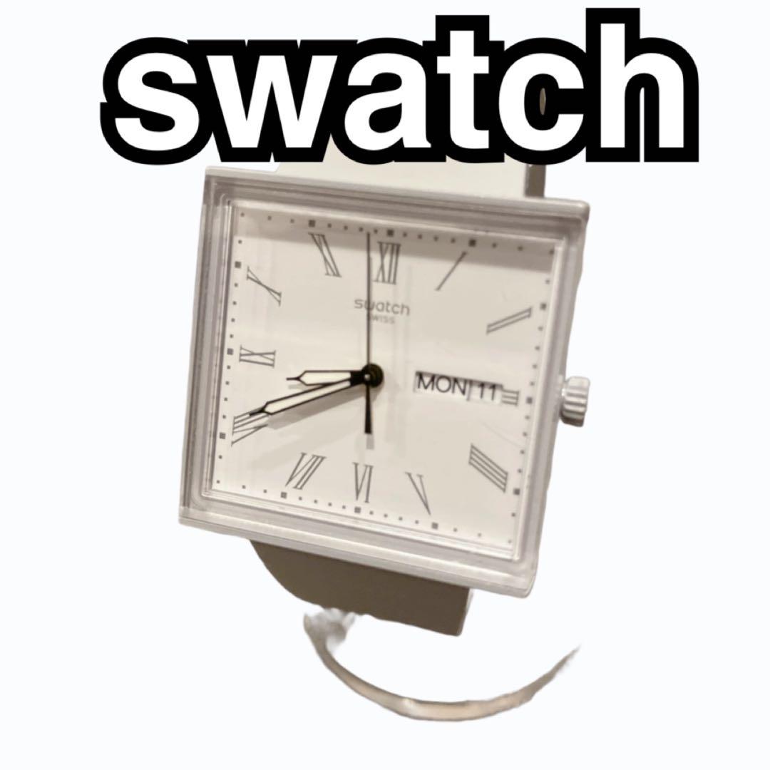 【未使用】Swatch What If シリーズ　腕時計　ベージュ