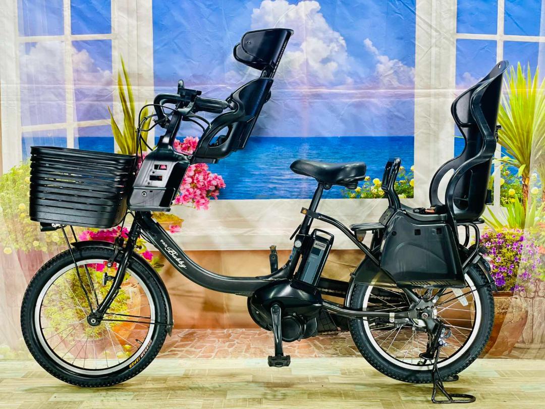 高年式2018⭐️ 人気マットブラック ヤマハ最上級バビー！電動自転車Y1620