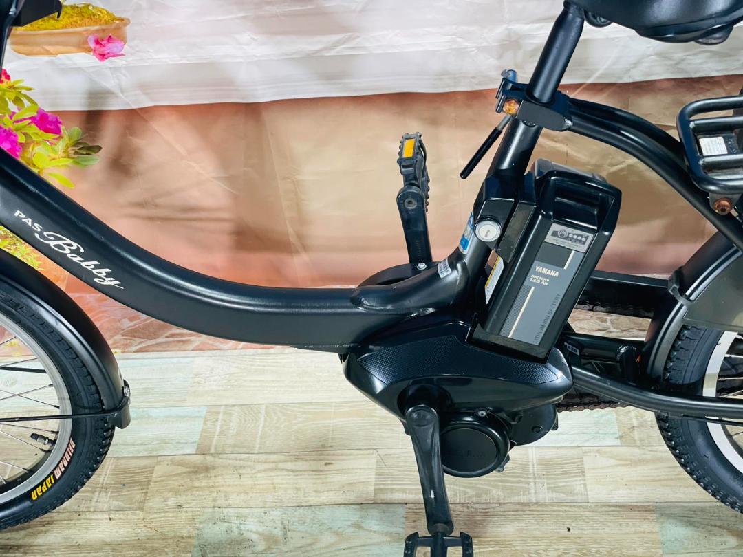 高年式2018⭐️ 人気マットブラック ヤマハ最上級バビー！電動自転車Y1620