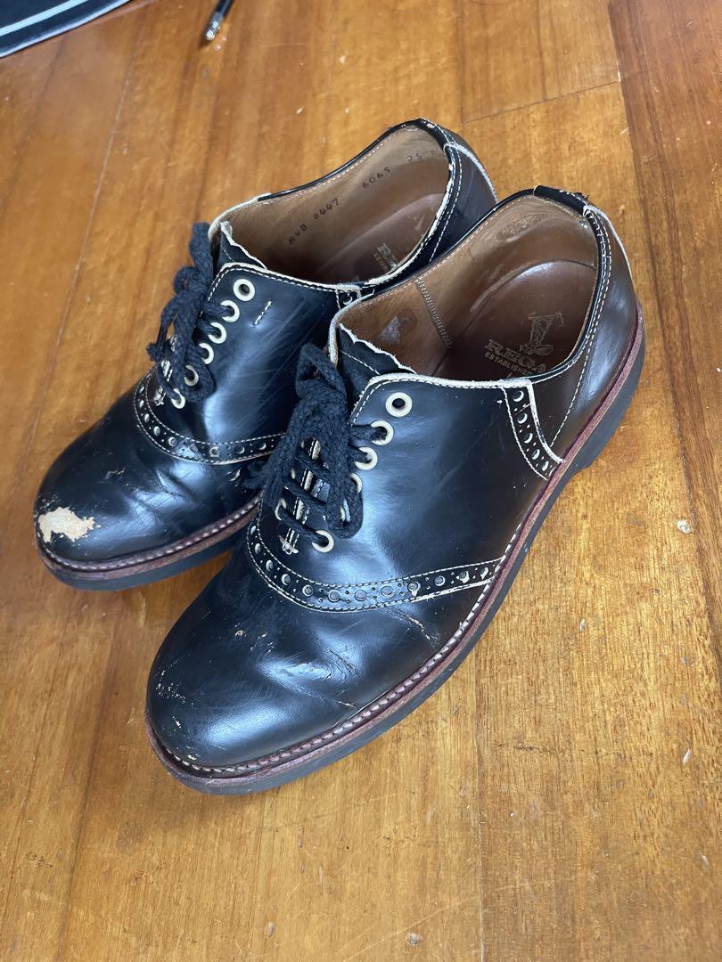 gladhand×REGAL サドルシューズ　黒/黒　25.0