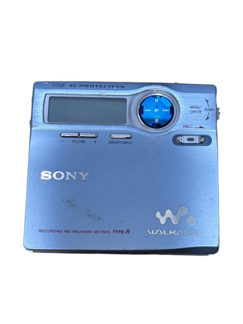 SONY MZ-R910 ブルー ポータブルMDレコーダー 稀少 入手困難