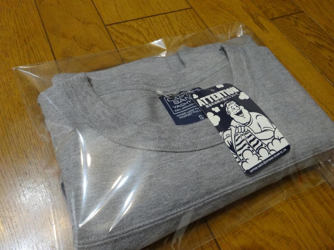 送料込 新品★キャプテンサンタ 長袖 Tシャツ S ロンT 長T グレー