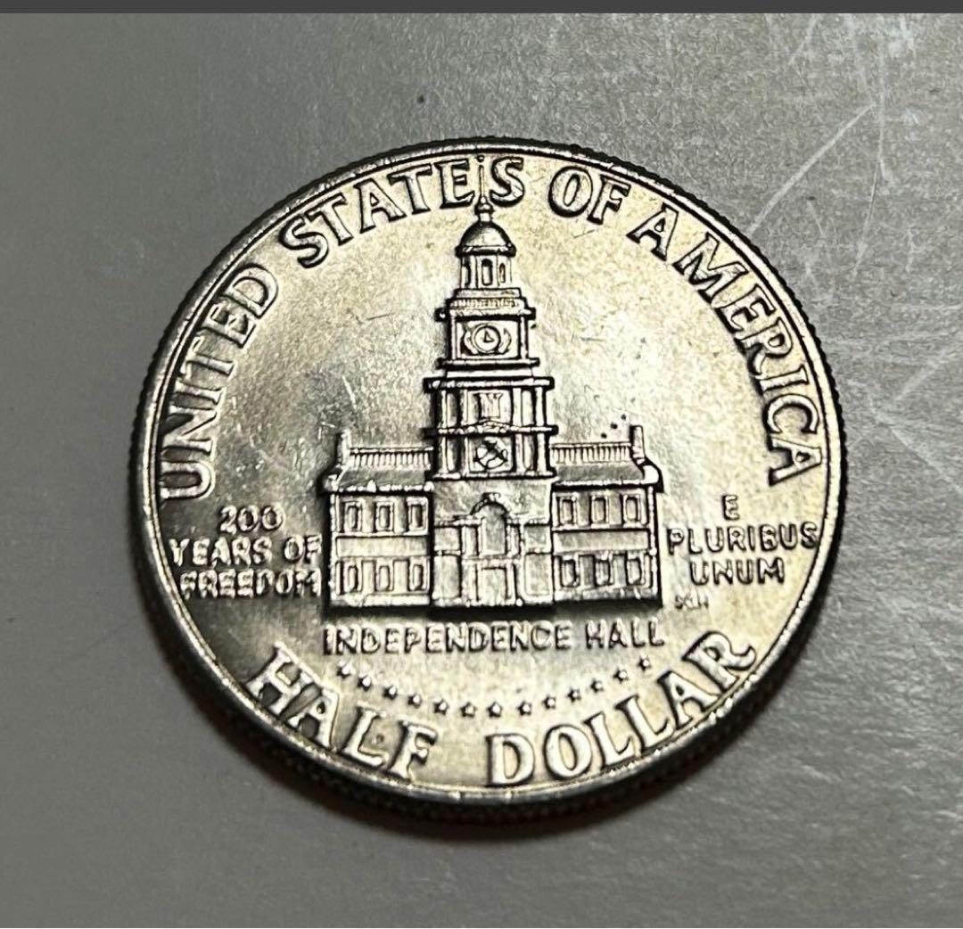 1776年〜1976年JFKシルバーハーフダラー