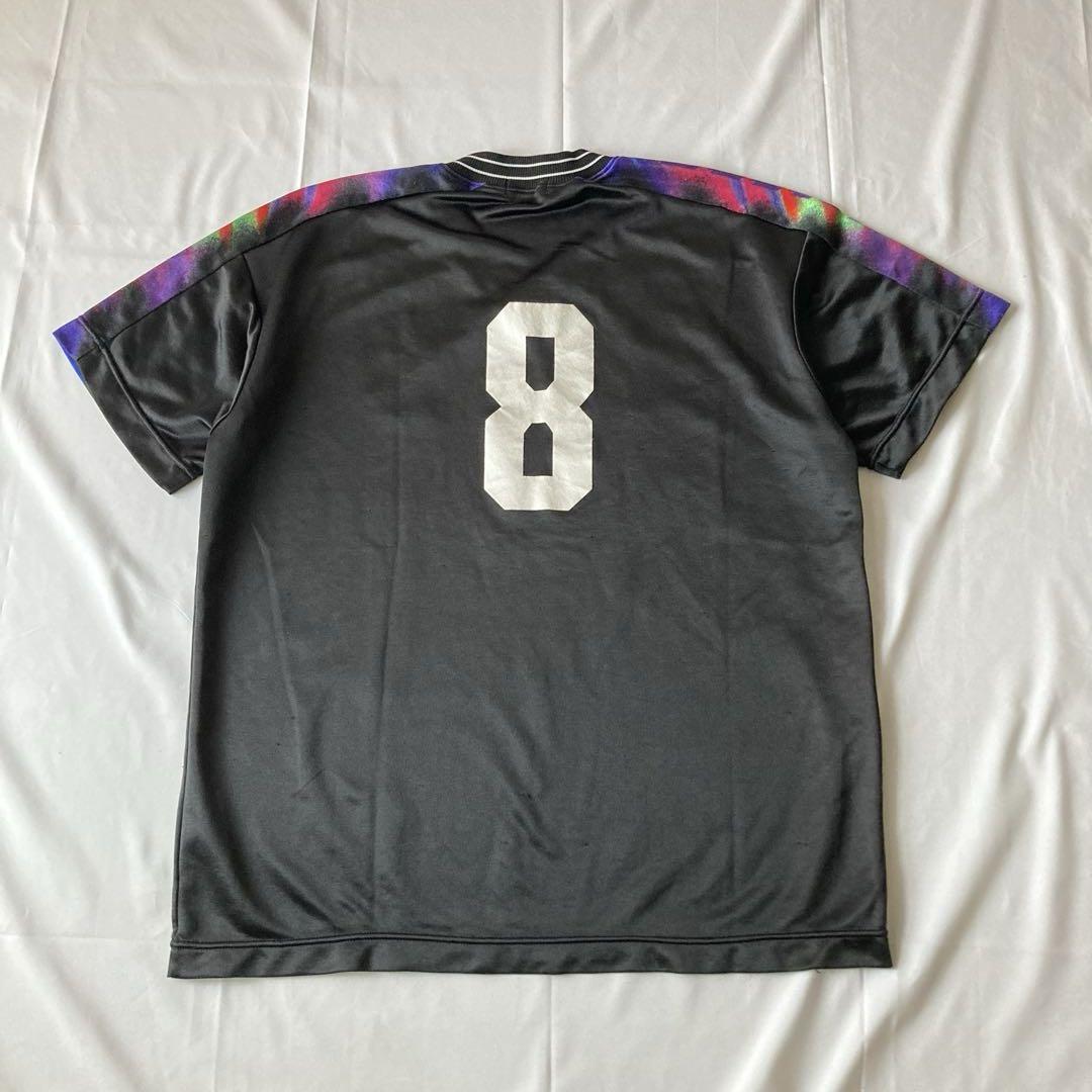 入手困難 90s vintage ゲームシャツ ブラック ネオン 古着 XL