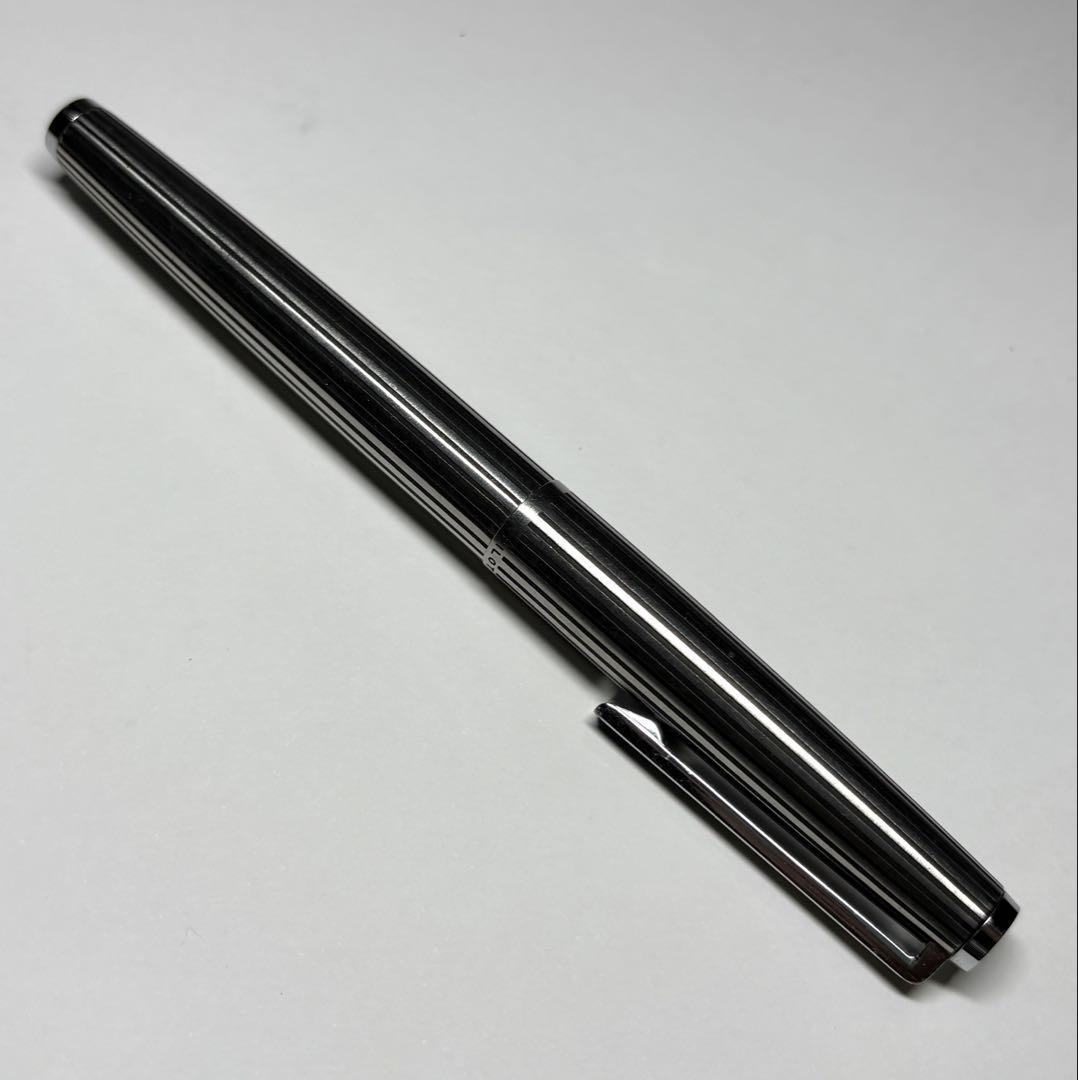 新品 廃盤 PILOT カスタムストライプ 蝕刻 F 細字 18k 廃番 廃盤 PILOT パイロット カスタム ストライプ 蝕刻加工 ペン
