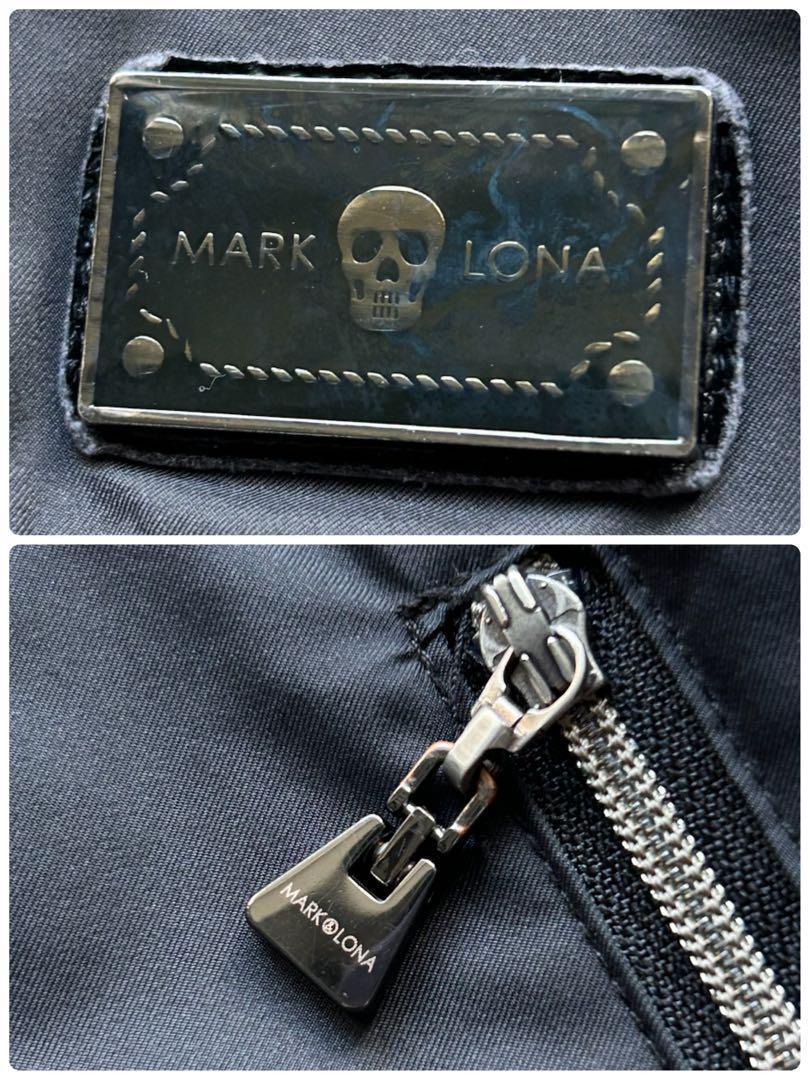 美品✨マーク&ロナ　マウンテンパーカー　2way　ロゴ金具　ナイロン　黒　S