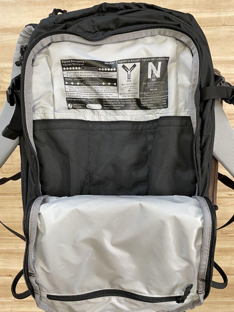 deuter FREERIDER 30 ブラック バックパック バックカントリー