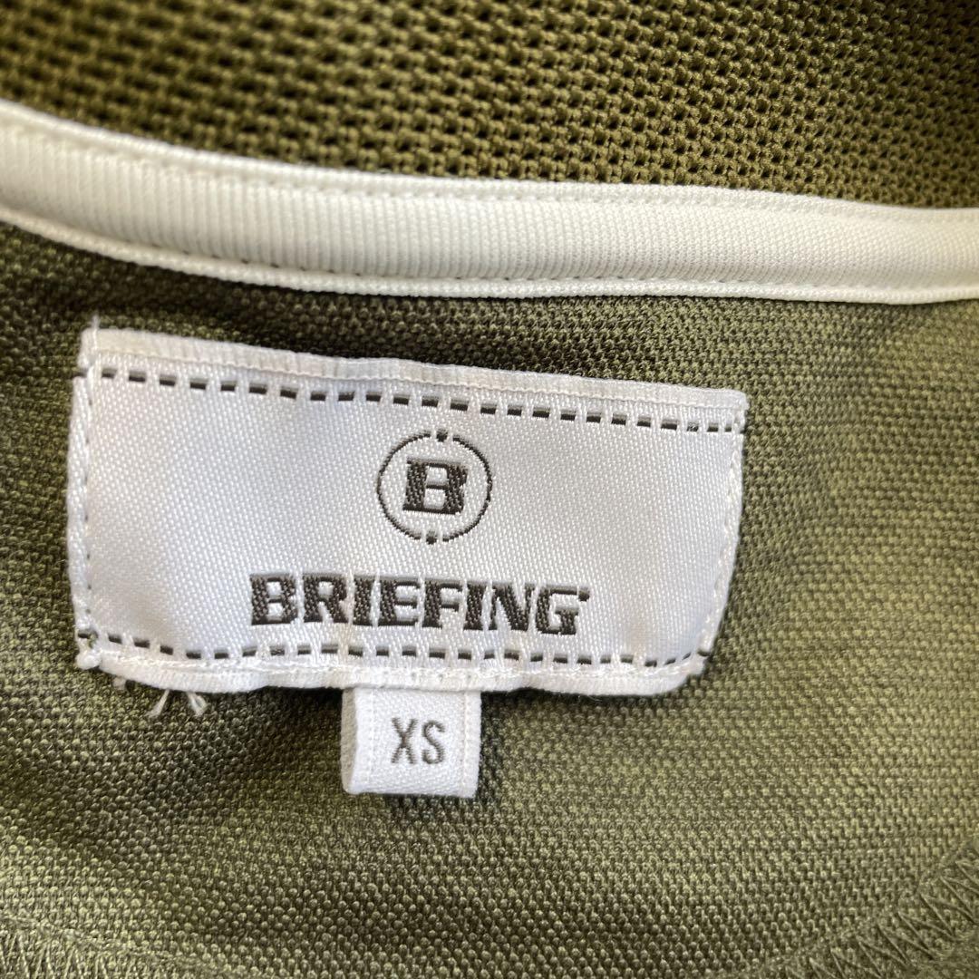 BRIEFING ブリーフィング　半袖 ポロシャツ ワンピース オリーブ XS