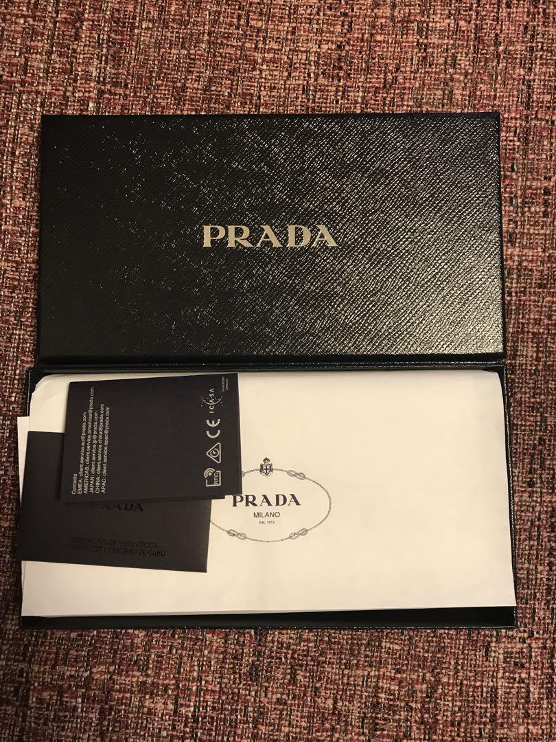 PRADA 長財布 新品未使用 サフィアーノ