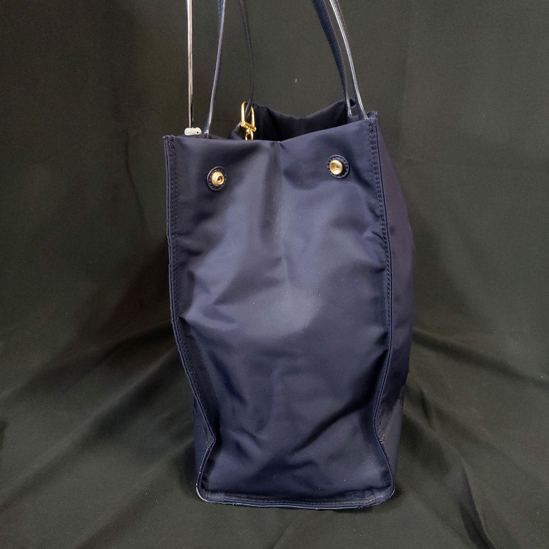 トリーバーチ TORY BURCH トートバッグ エラ ナイロン ネイビー