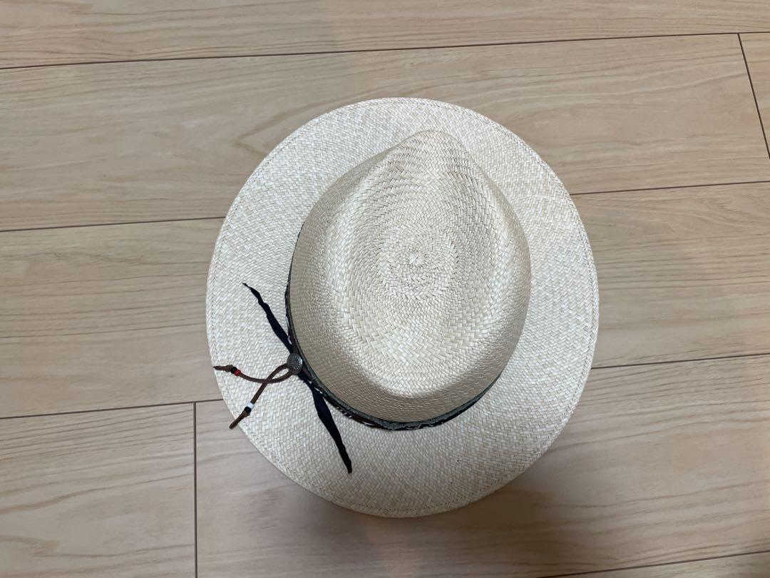 本日限定価格　pablo vinci パナマハット　かわしまたかひろ 美品 PABLO VINCI Panama hat パナマハット M/L