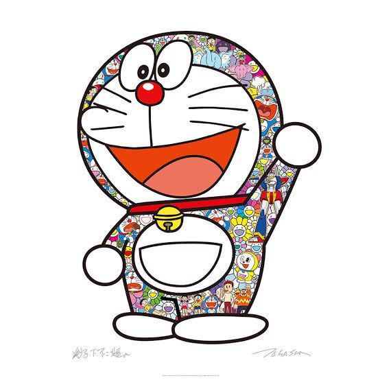 村上隆【ドラえもん えいえいおー！】ポスター