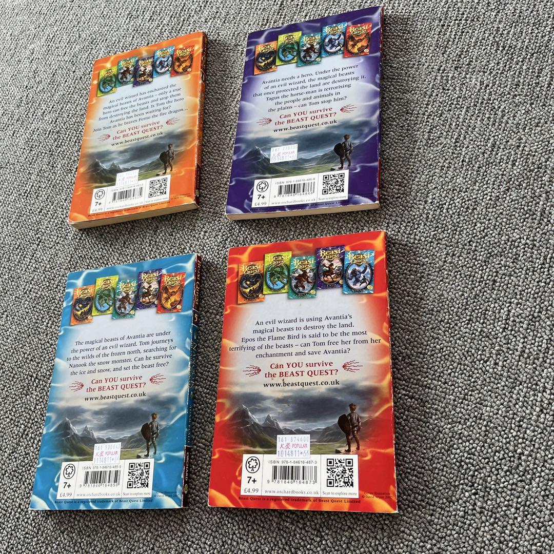 新品本物】 洋書 36巻セット ビーストクエスト Quest Beast 多読