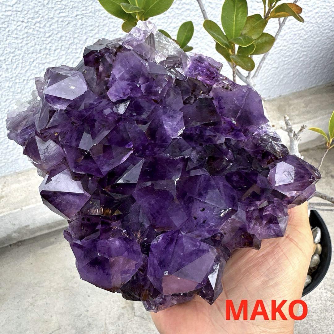 M1642☆アメジストクラスター2.0Kg☆天然石 原石☆N50202-D