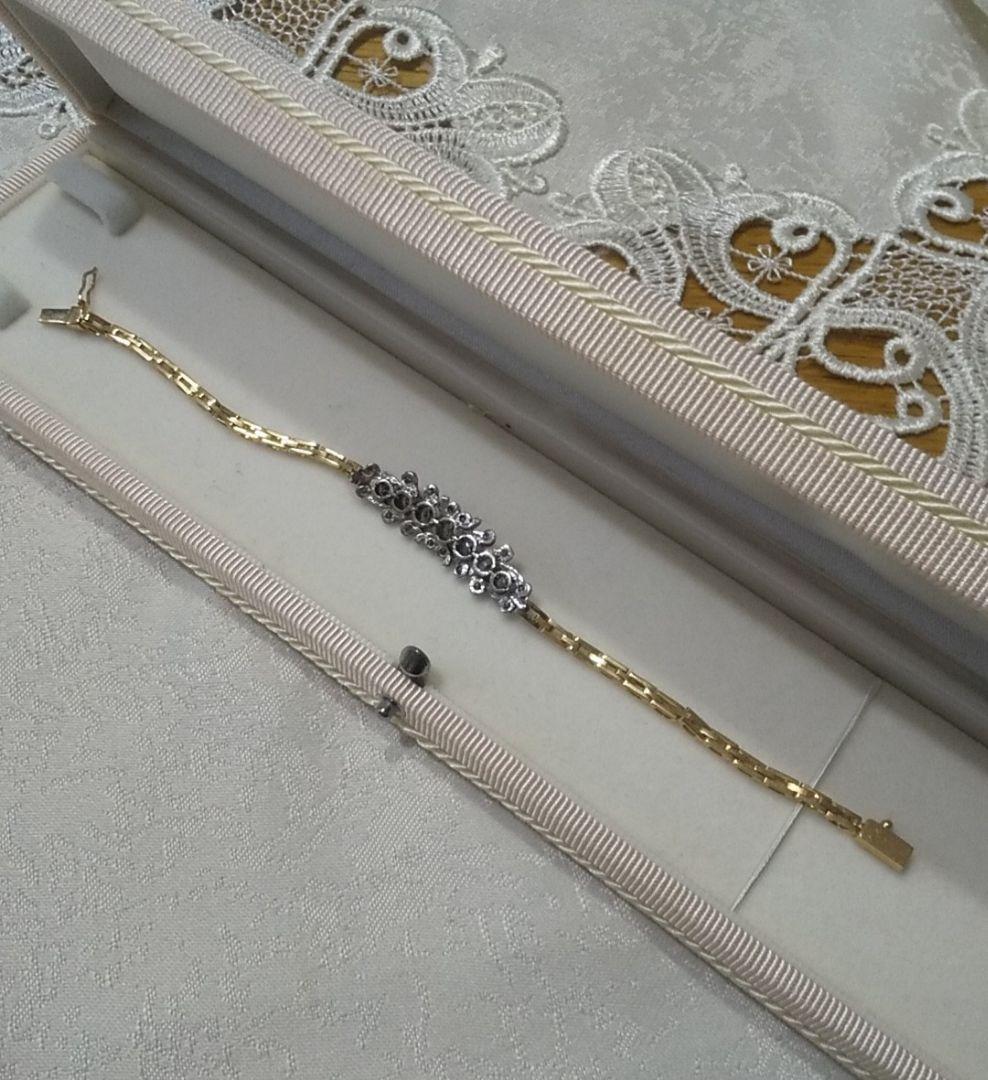 美しいアンティーク☆ ダイヤとK14のブレスレットHenry´s Auction