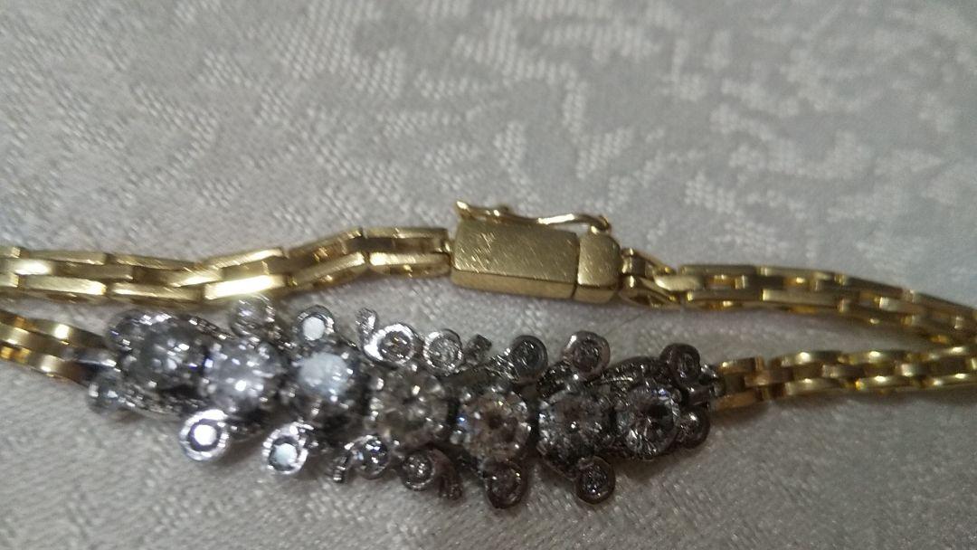 ダイヤとK14のブレスレットHenry