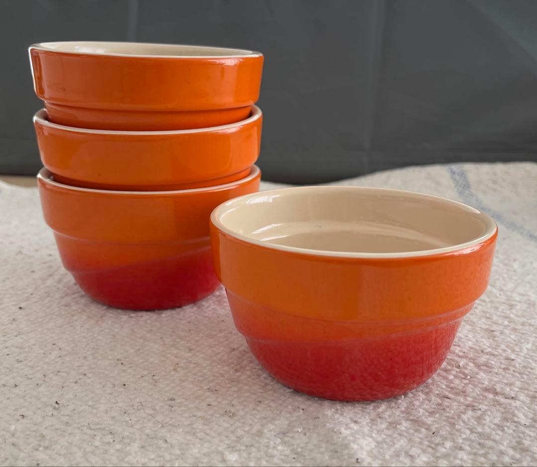 ルクルーゼ　ラムカン　ココット　4個