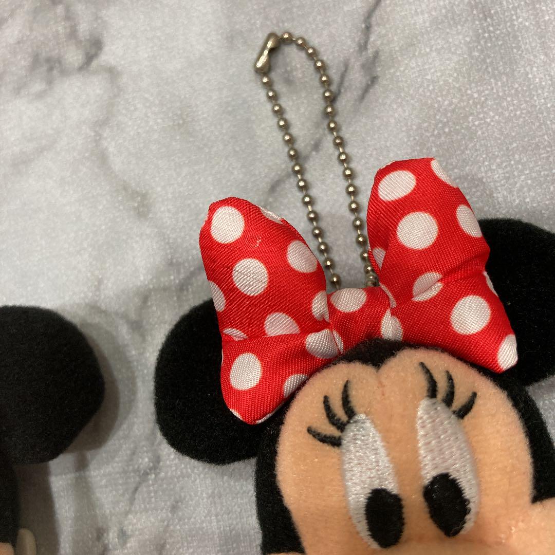 ミッキー ミニー ぬいぐるみバッジ