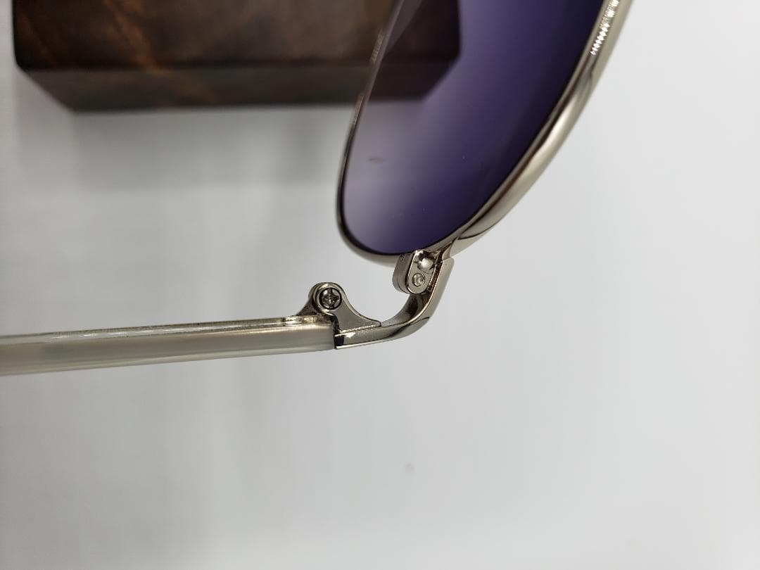 POKER FACE 度なし ティアドロップ ダブルブリッジ サングラス