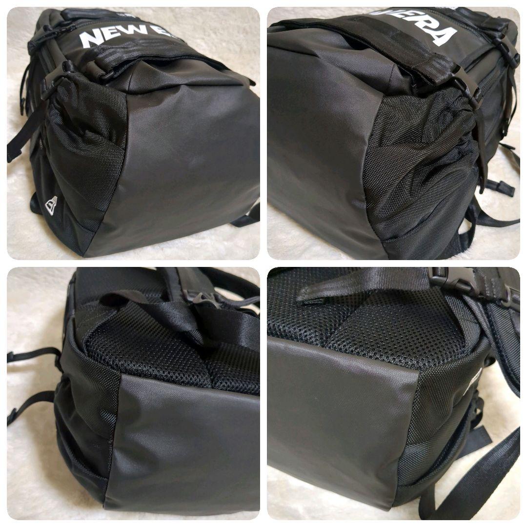 極美品✨NEW ERA リュック 33L プリントロゴ ブラック 男女兼用