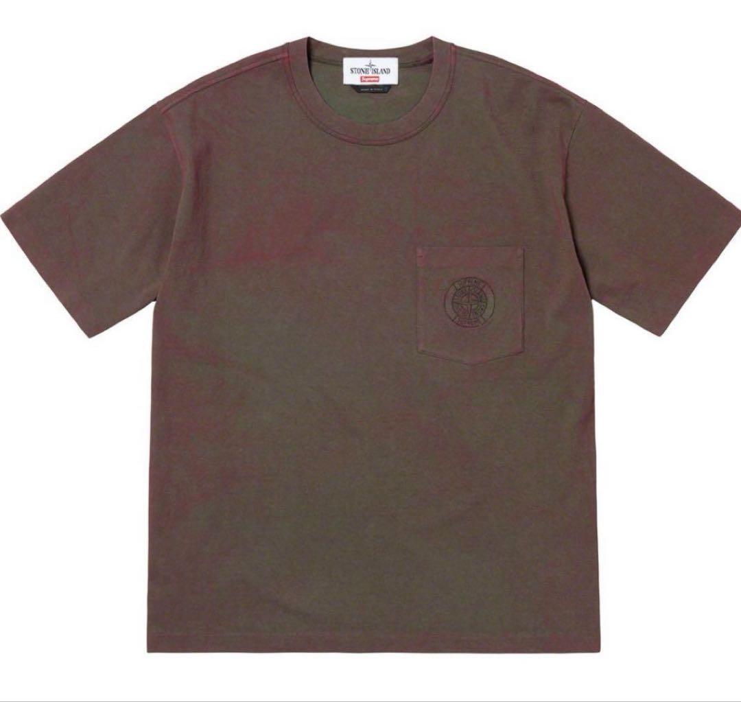 【週末限定】ストーンアイランド　シュプリーム　Tシャツ