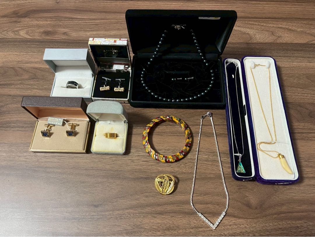 12★遺品整理★アクセサリー★ネックレス★パール★指輪★カフスなど