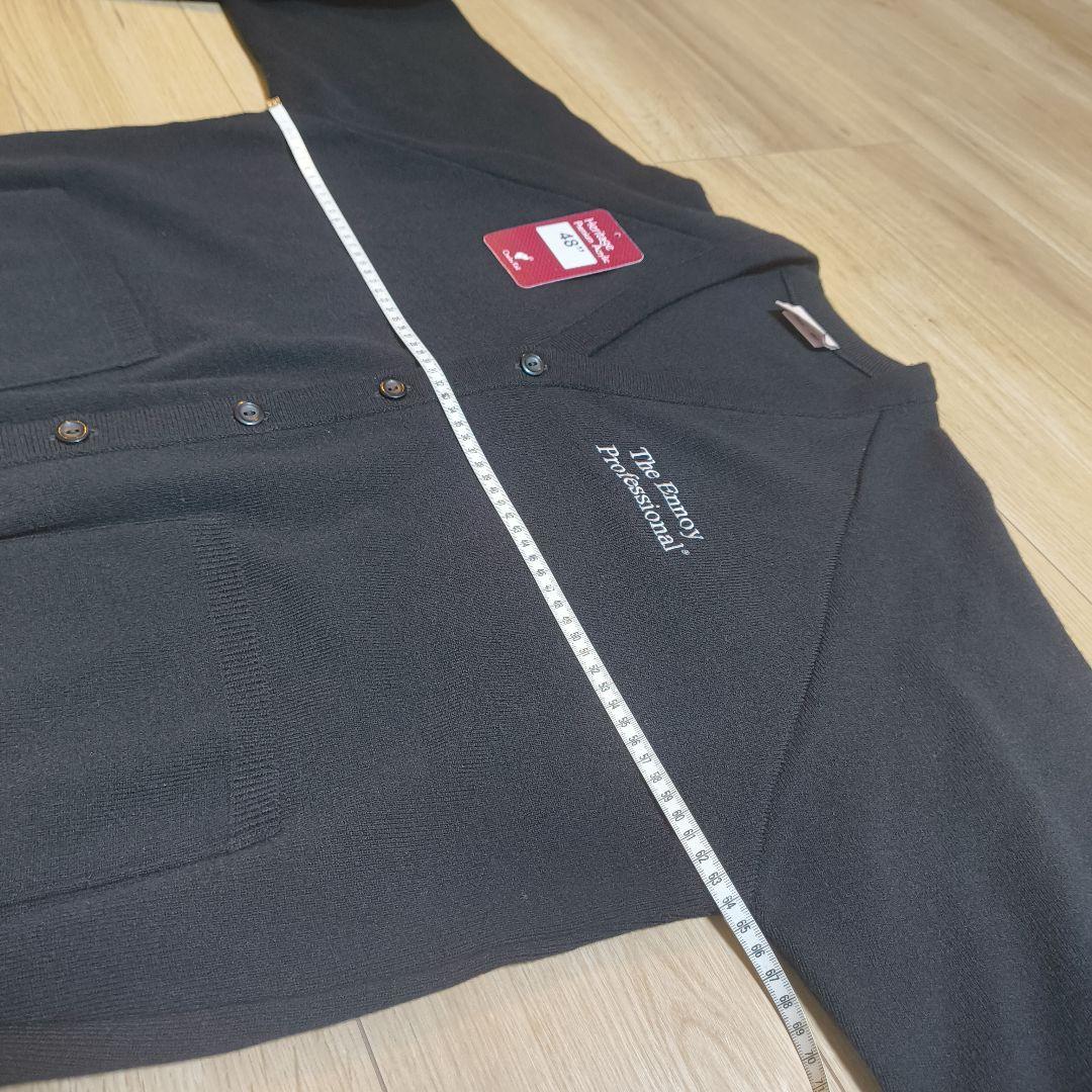 ENNOY BUTTON CARDIGAN カーディガン  BLACK 黒 L