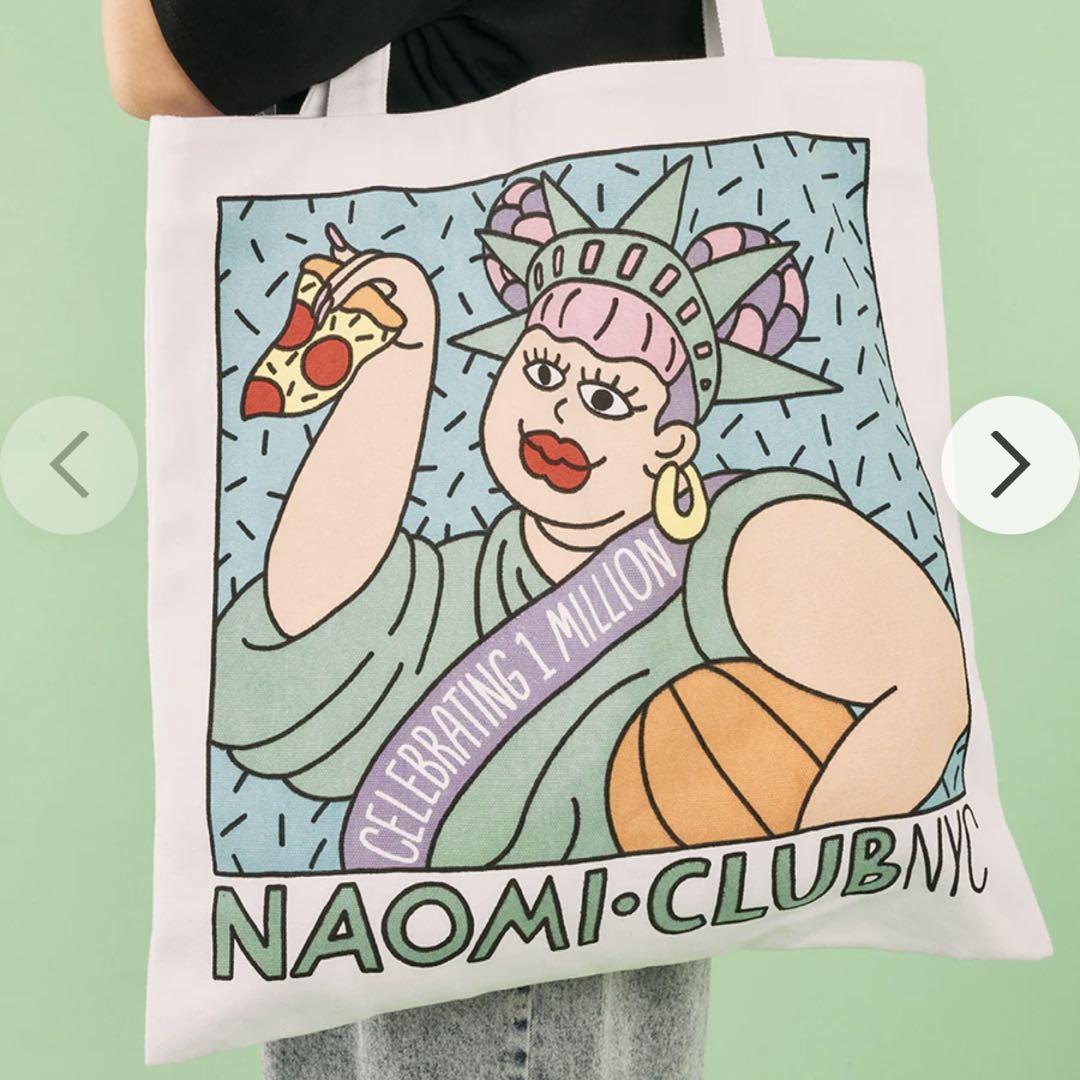 大人気新品セール ブ ナオミクラブ NAOMICLUB メルカリ - トートバック 渡辺直美 タレント・お笑い芸人