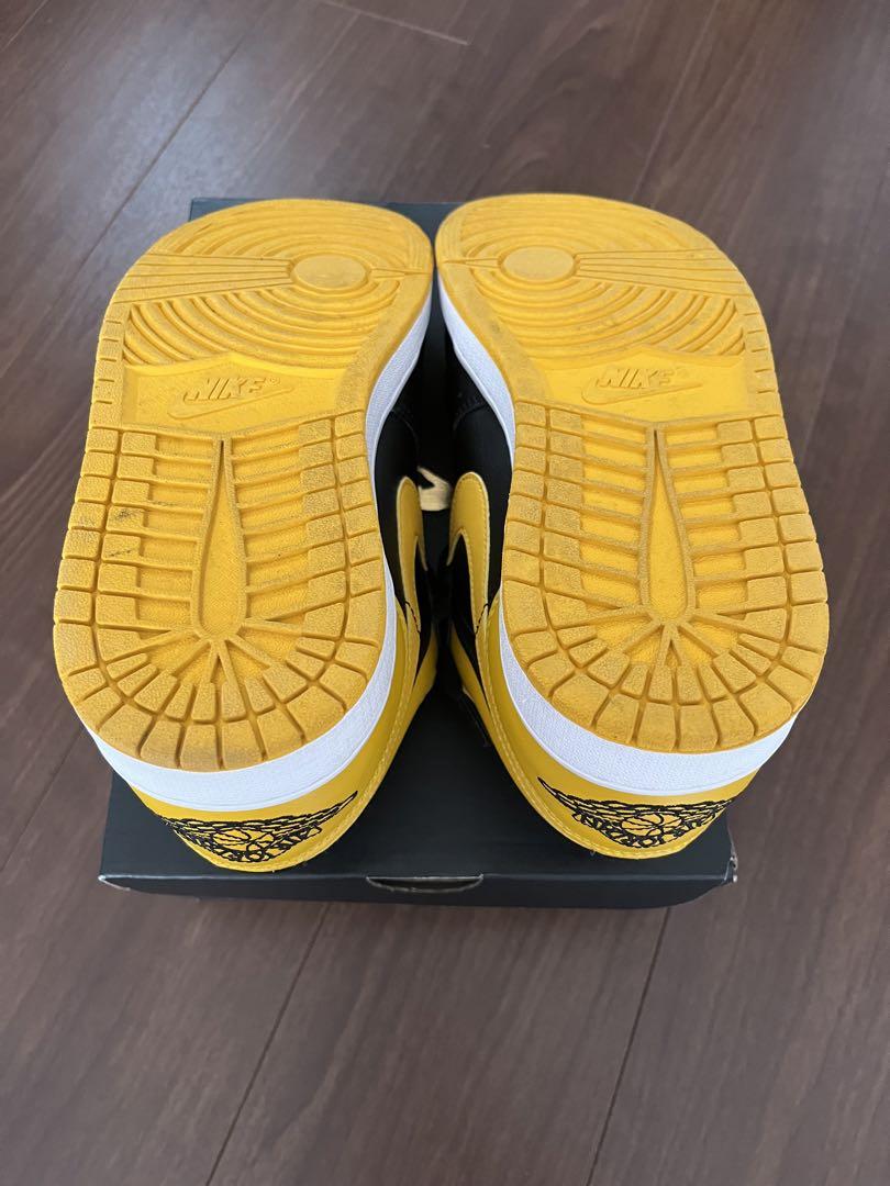 シューズ(男性用) NIKE AIR JORDAN 1 LOW YELLOW OCHRE
