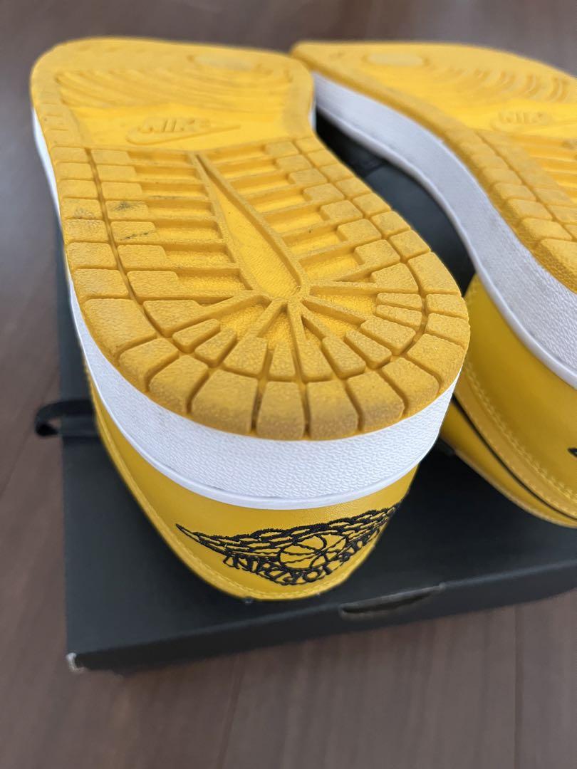 シューズ(男性用) NIKE AIR JORDAN 1 LOW YELLOW OCHRE