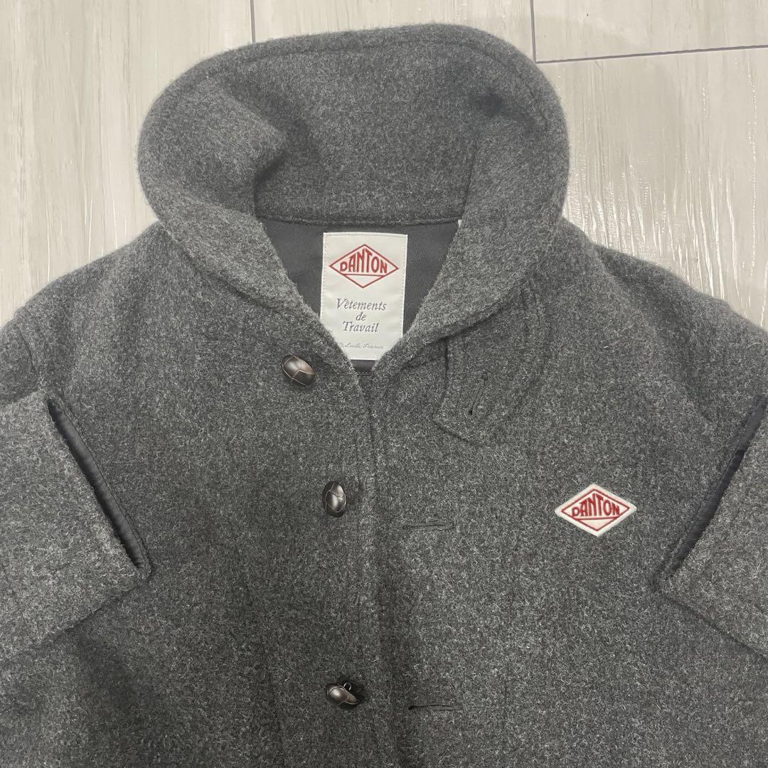 【美品】DANTON ウールモッサコート