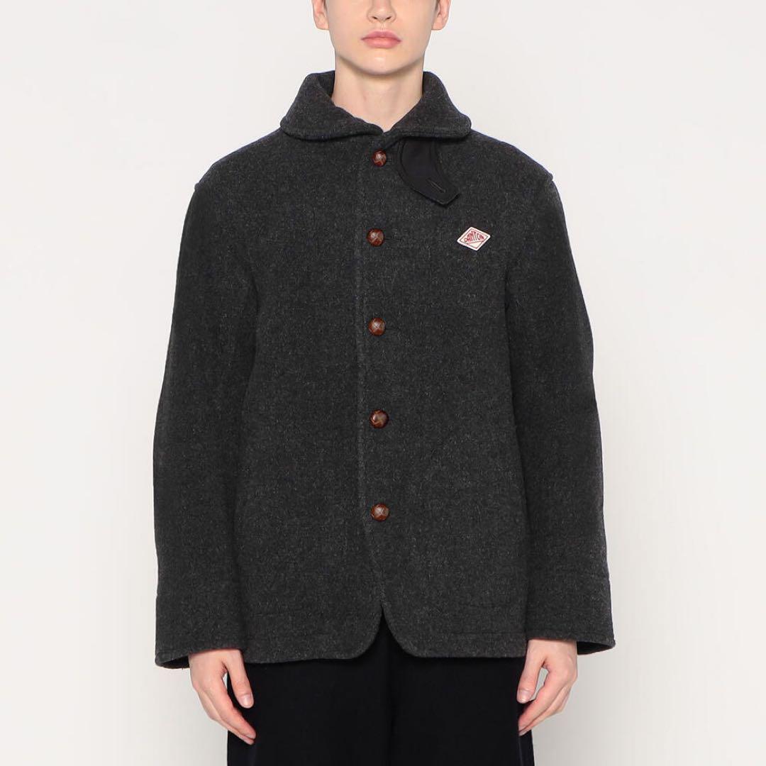 【美品】DANTON ウールモッサコート