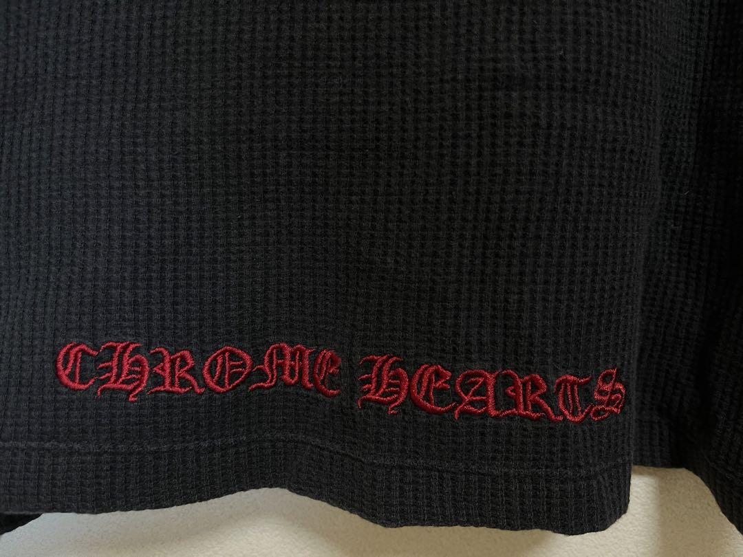 クロムハーツ サーマル ロンT ダガー 刺繍