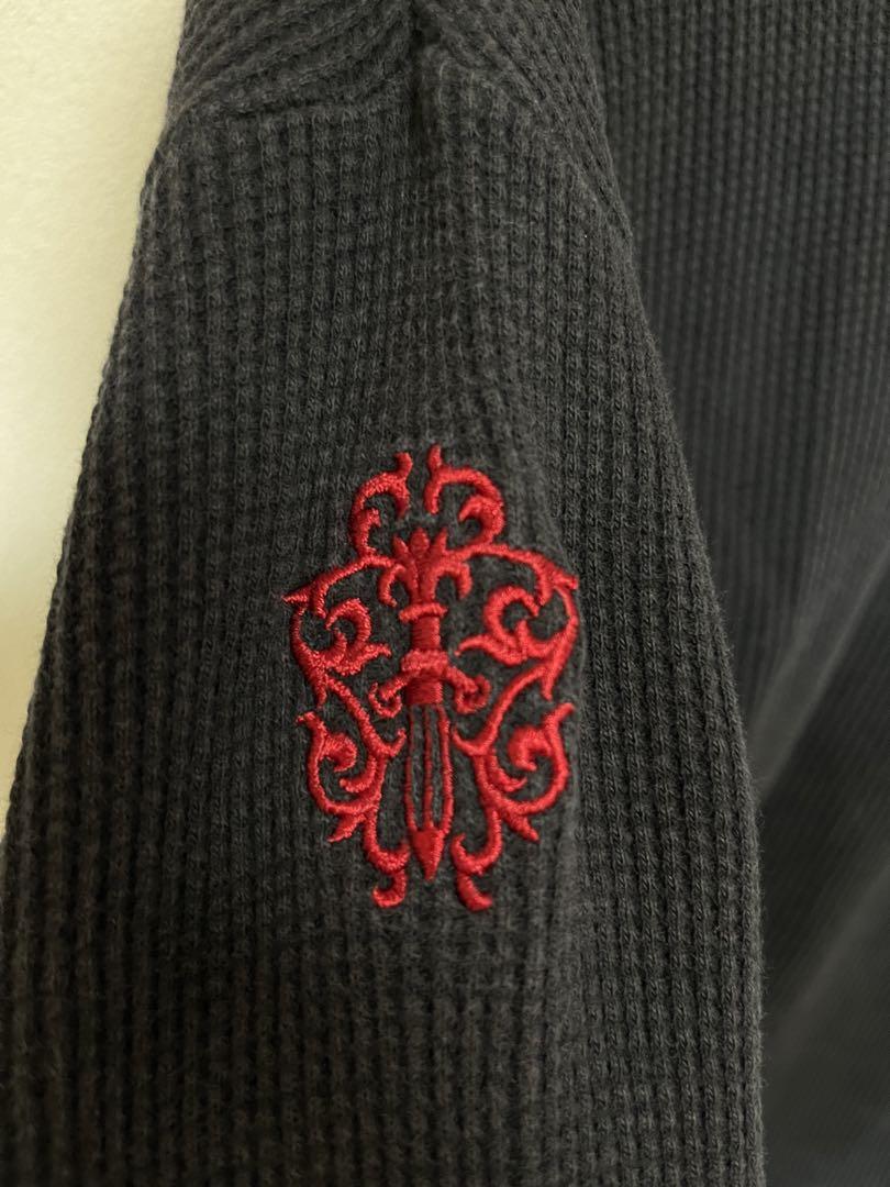 クロムハーツ サーマル ロンT ダガー 刺繍