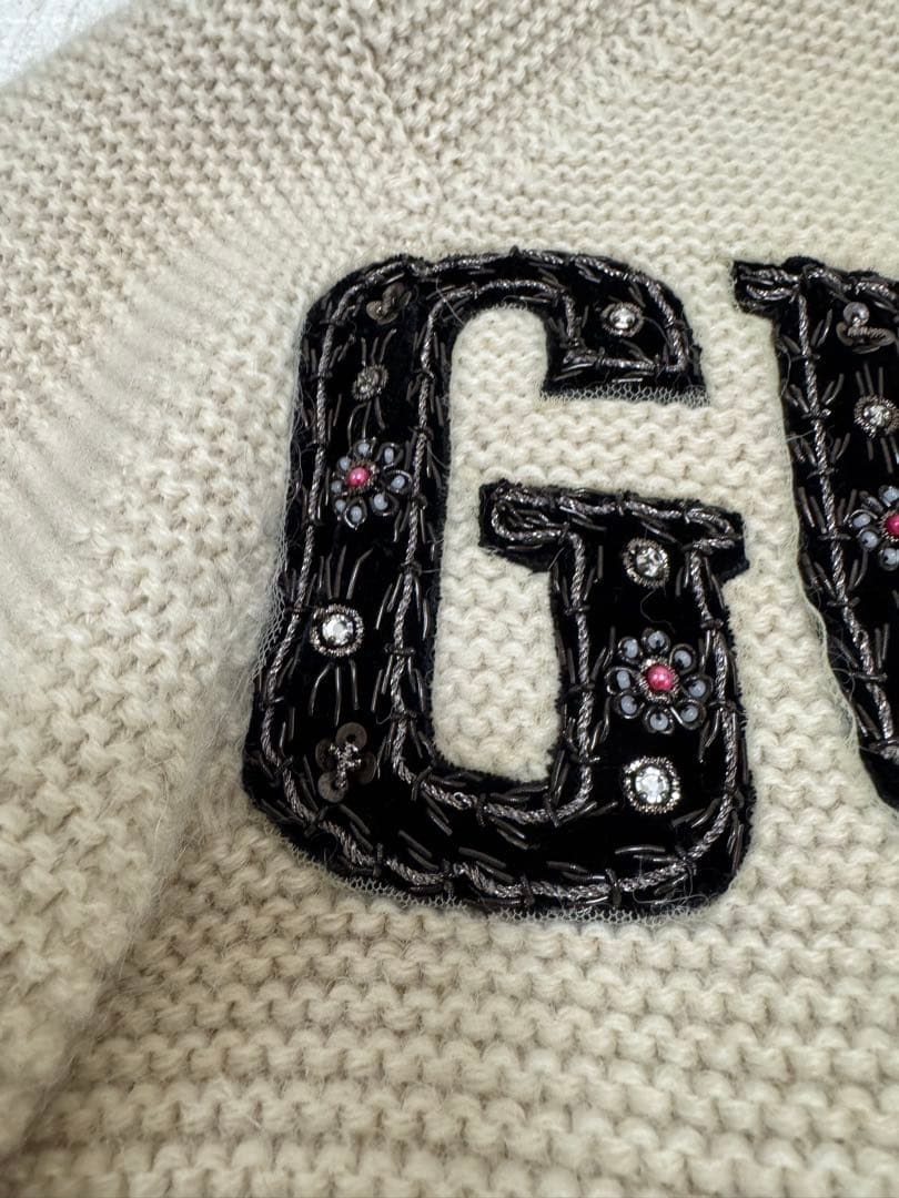 Gucci NYコラボ カーディガン ベージュ