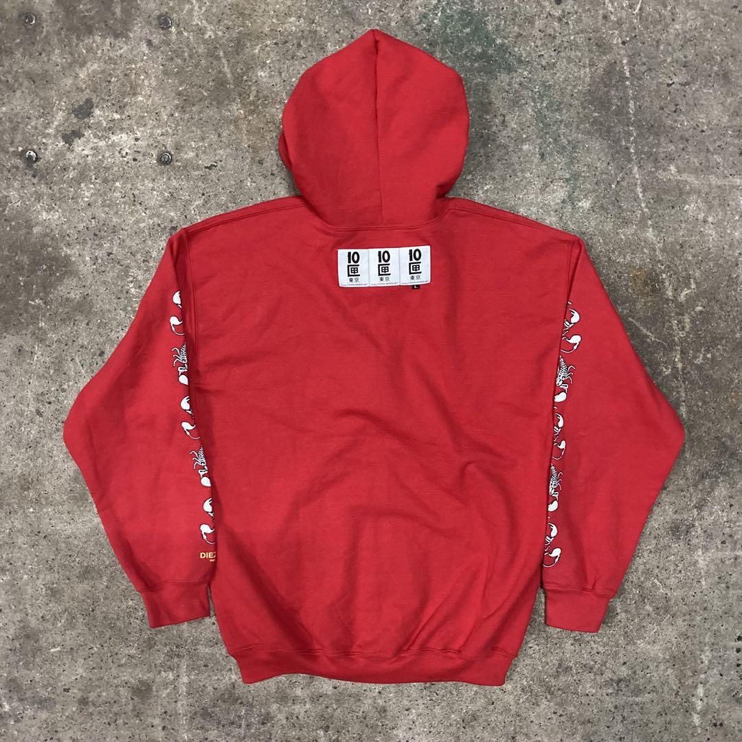 10匣 TENBOX SCORPION ZIP HOODIE