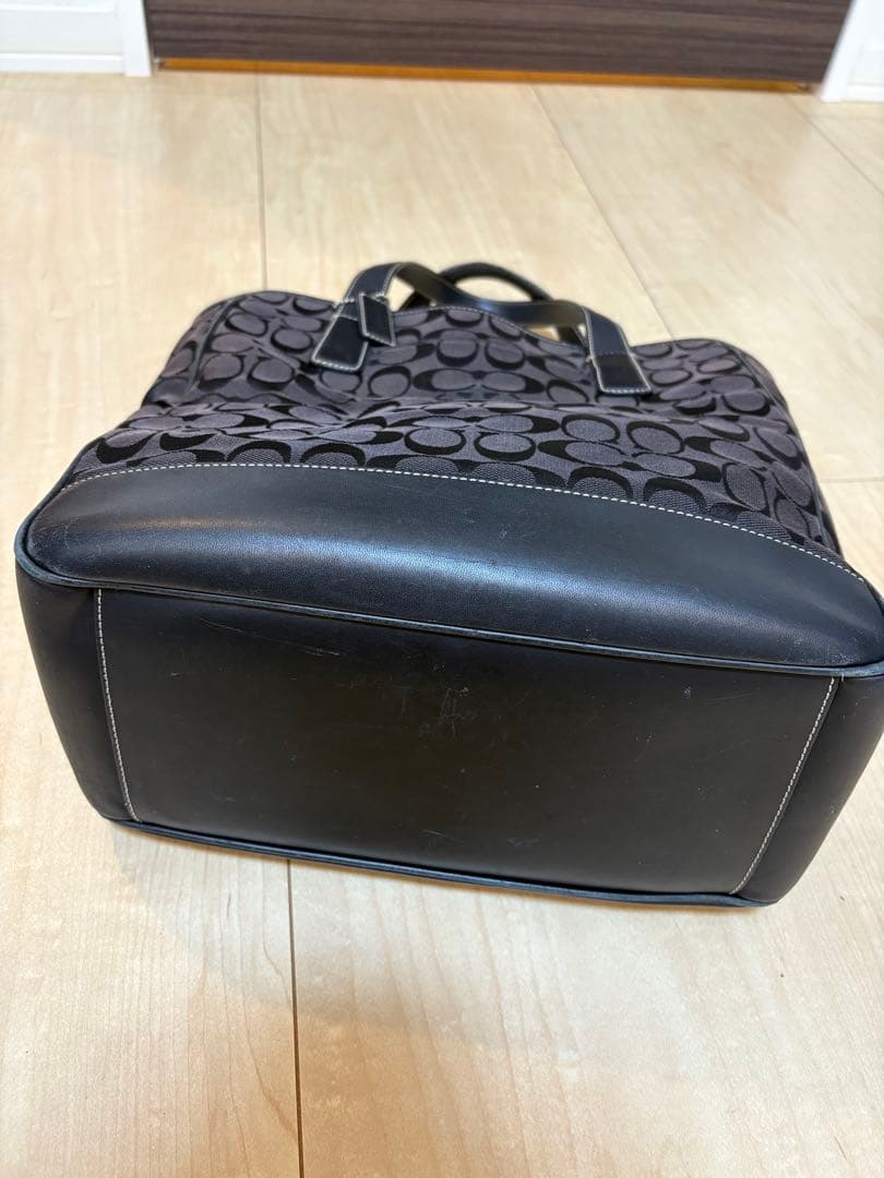 コーチ ダークグレー トートバッグ