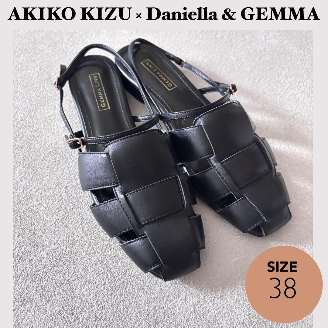 AKIKO KIZU × Daniella GEMMA メッシュサンダル24cm Daniella GEMMA