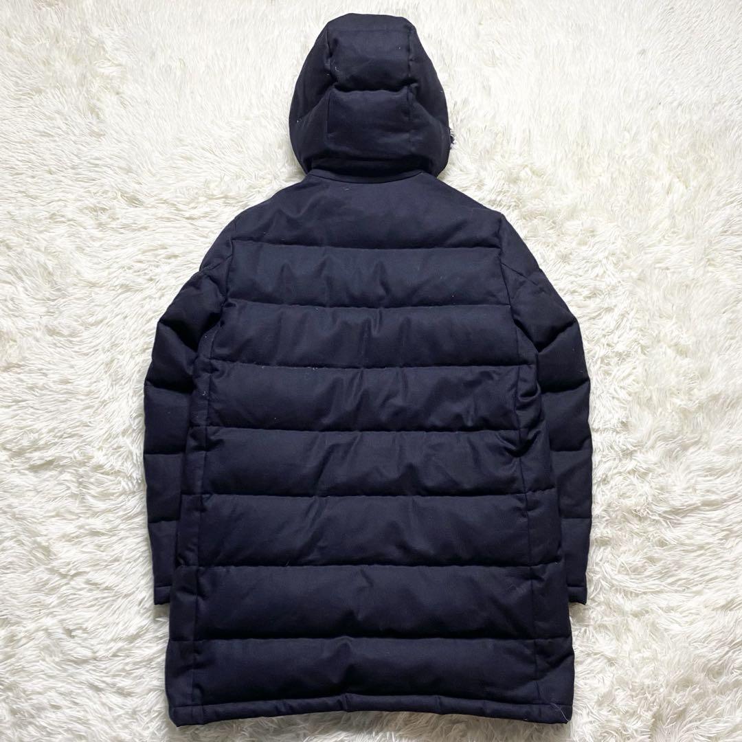 美品 マッキントッシュ ダウン アウター ロング ウール 42 現行 フード付