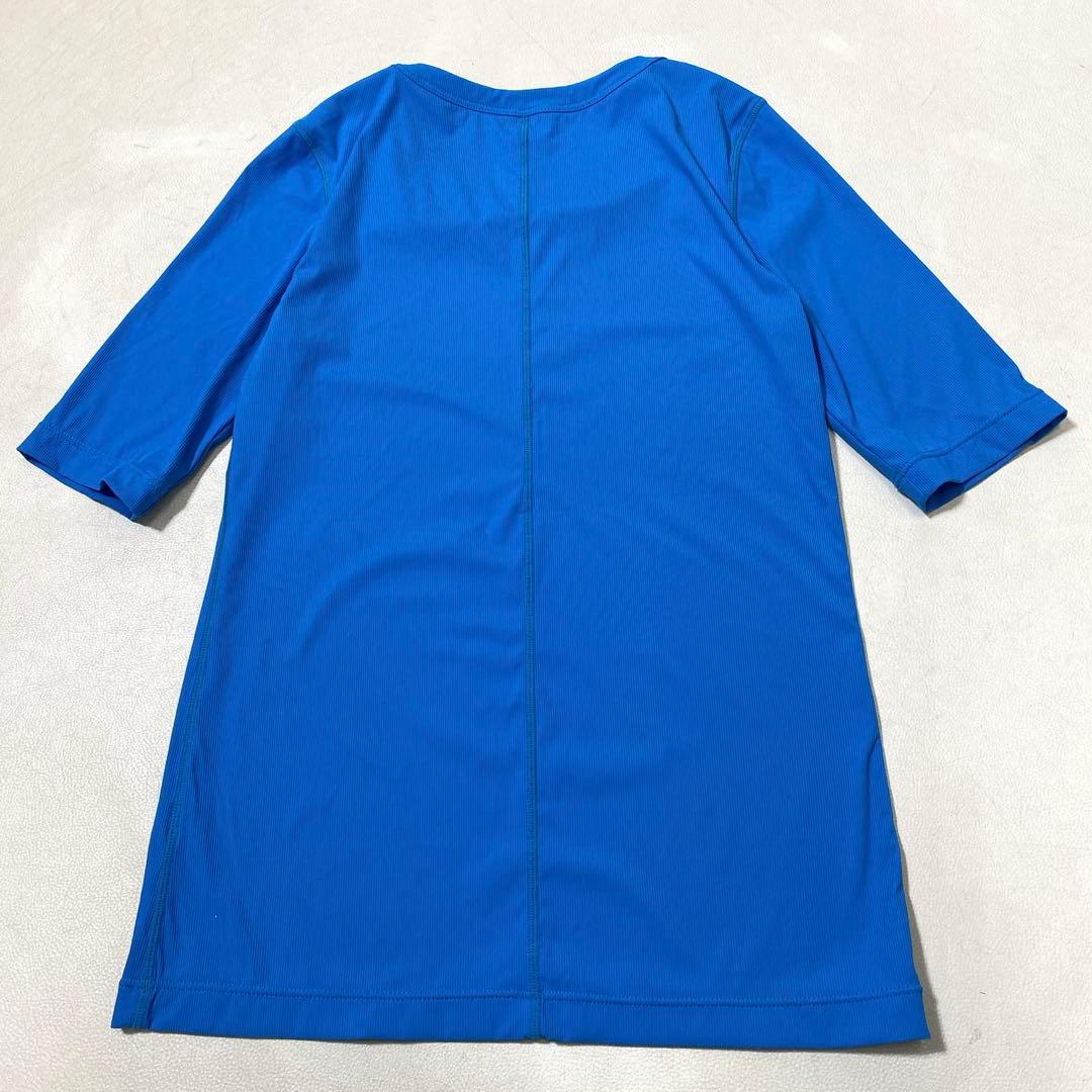 美品 TAARA clothing 半袖Tシャツ ヨガ マリン ブルー