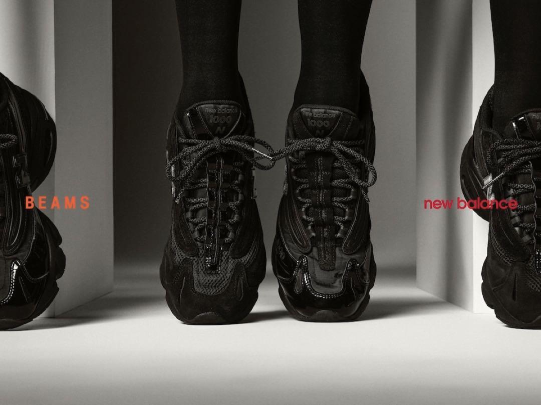 靴 BEAMS Exclusive New Balance 1000 Black
