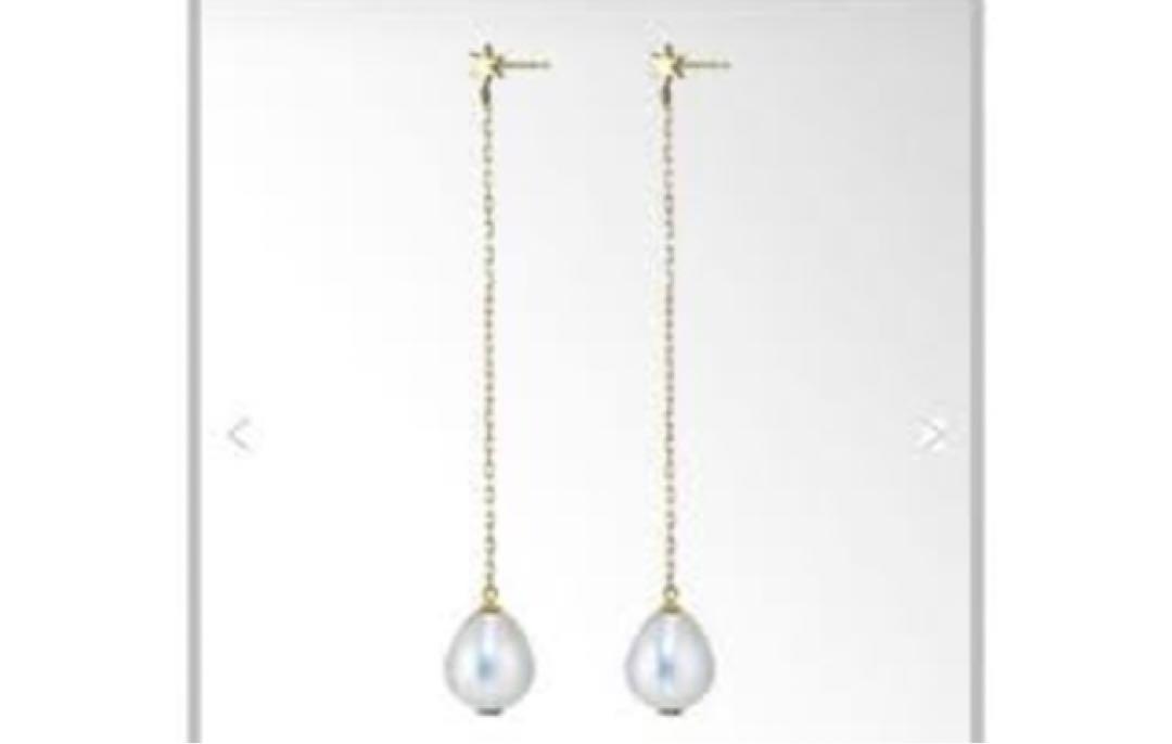 スタージュエリー　パールロングピアス　star jewelry girl