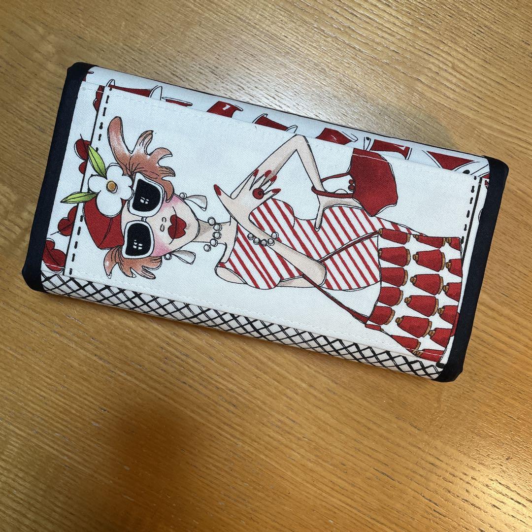 本物ハンドメイド・手芸 - 長財布 やりくり財布 ハンドメイド