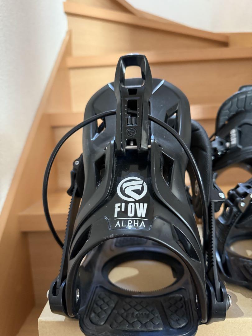 FLOW ALPHA スノーボードビンディング L ブラック