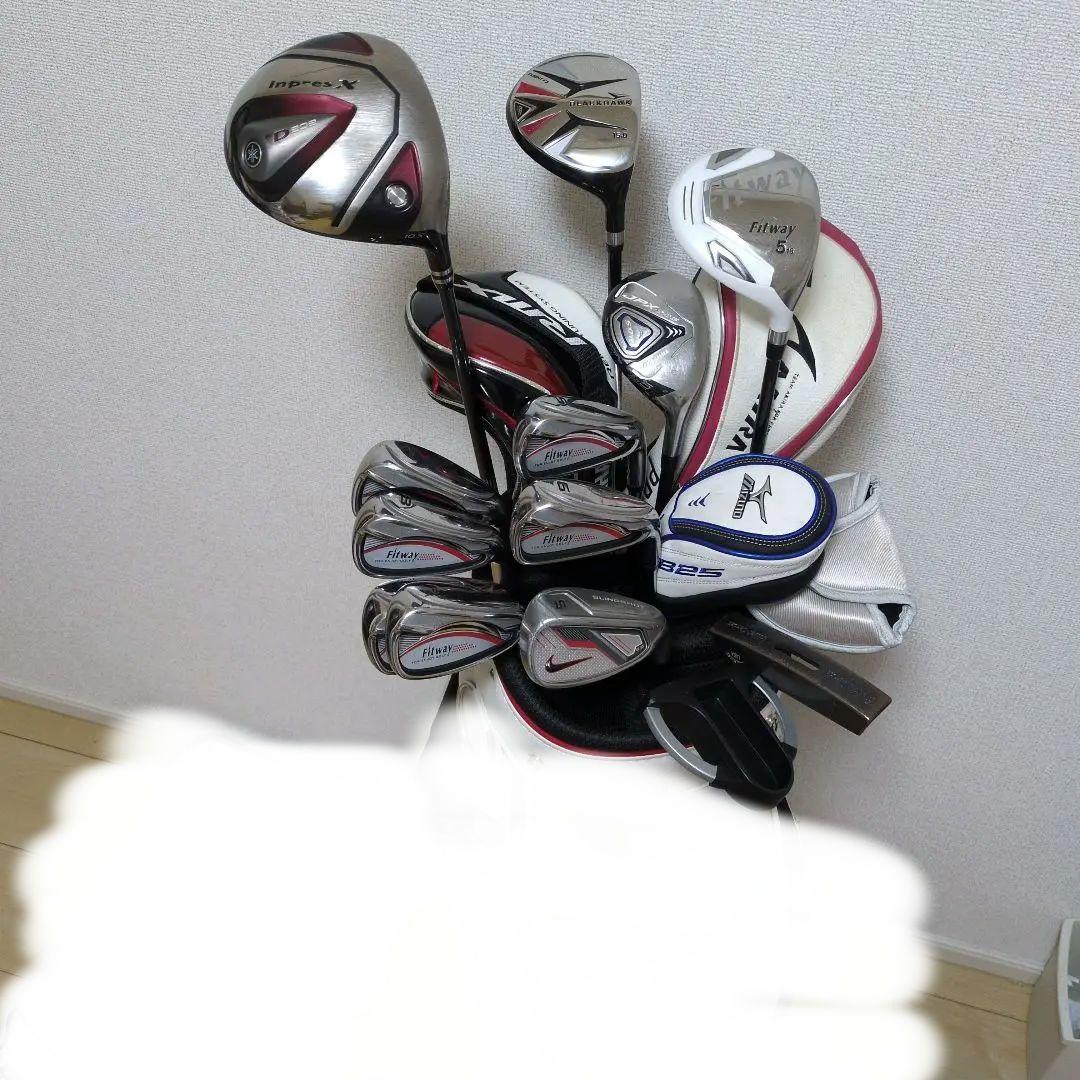 メンズ クラブセット一式 右利き用 バッグ付き メンズ クラブセット一式 右利き用 バッグ付き